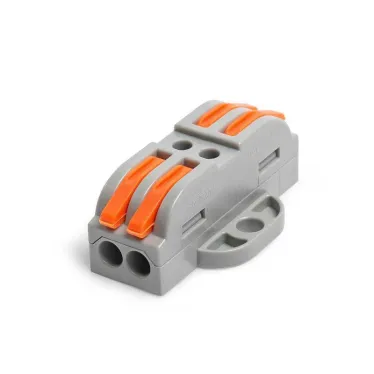 СМК проходная с монтажной площадкой сечение 0,08 - 4 мм2 2-проводная серая (25 шт/уп) Промрукав