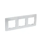 ETIKA Рамка 3 поста алюминий