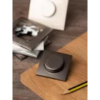 Валенсия лицевая панель светорегулятора 600W 220В графит