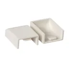 Заглушка (20х10) (4 шт) Plast Белый