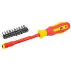 Отвертка диэлектрическая с набором бит Т2 11шт ARMA2L 5