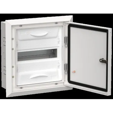 TITAN 5 Корпус металлический ЩРв-12 (1х12) 380х365х130мм IP31 белый (одна дверь)