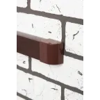 Заглушка (25х25) (4 шт) Plast под темное дерево