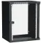 Шкаф LINEA WE 15U 600x450мм дверь стекло черный