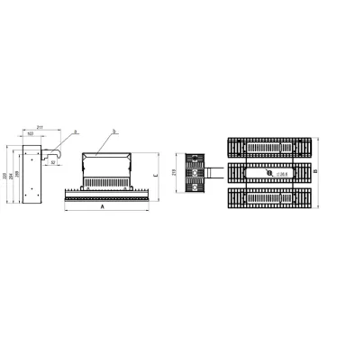 Светильник HB LED 150 D60 5000K (EXTREME)