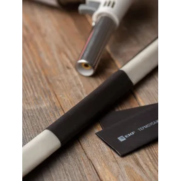 Трубка термоусаживаемая ТУТ нг 20/10 черная рулон PROxima