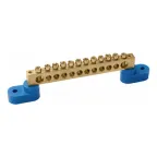 Шина нулевая на 2 угловых изоляторах ШНИ-6х9-12-У2-С