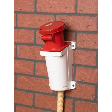 Розетка кабельная 63А 3Р+РЕ+N IP67 на поверхность 380В 135