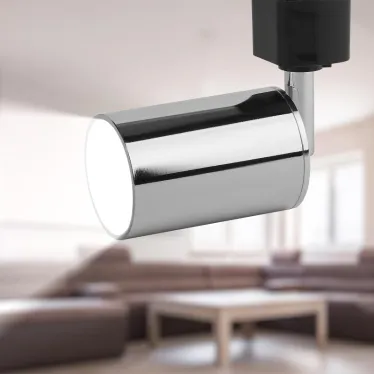 Светильник Трек GU10, 55*165 мм, хром TR14-GU10 CH (50/1200)