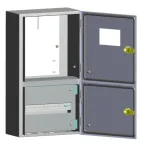 Щит ЩУРн-3/12 два отсека (БУР) 540х300х160 IP54 PROxima