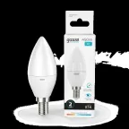 Лампа светодиодная LED 6 Вт 450 лм 4100К свеча нейтральный E14 AC 220В Elementary Gauss