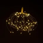 Новогодний декоративный подвесной светильник Салют, теплый белый, 90 LED, 2*ААА ENIS-90W