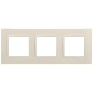 Рамка для розеток и выключателей Elegance 14-5013-02 Classic, на 3 поста, слоновая кость