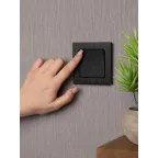 Стокгольм Механизм Выключателя 1-кл. проходного 10А черный