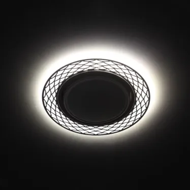 DK LD37 WH/WH Точечные светильники декор cо светодиодной подсветкой GX53, белый/белый