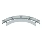 Угловая секция 90° лестничного лотка 110х200 мм R-500 мм. Тип: