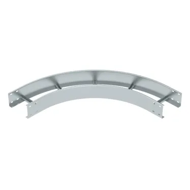 Угловая секция 90° лестничного лотка 110х200 мм R-500 мм. Тип: