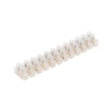 Колодка клеммная винтовая KВ-4 (1,5-4 кв мм), ток 3 A, полиэтилен белый (ЗВИ), REXANT