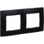ETIKA Рамка 2 поста антрацит