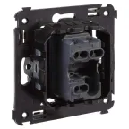 Avanti Переключатель одноклавишный в стену, ''Черный квадрат''