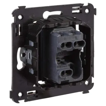 Avanti Переключатель одноклавишный в стену, ''Черный квадрат''