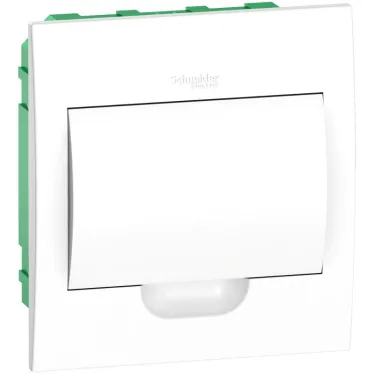 Щит распределительный встраиваемый белый City9 (ЩРв-П-8) дверь белая на 8 модулей IP40