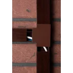 Угол T-образный (40х16) (4 шт) Plast под темное дерево