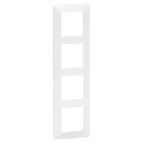 Valena LIFE Рамка 4 поста белая универсальная