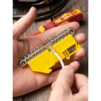 Шина 0 N (6х9мм) 14 отверстий латунь желтый изолятор на DIN-рейку PROxima