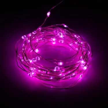 Гирлянда Нить с пультом, RGB, 5 м, 220 V, с таймер, с музыкой, с упр. через моб. прилож., длина провода ЕGNIG - PU