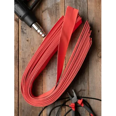 Трубка термоусаживаемая ТУТ нг 30/15 красная в отрезках по 1м PROxima