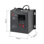 Стабилизатор напряжения настенный СННТ-500-Ц цифровой дисплей 140-260В/220/В, 500ВА