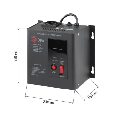 Стабилизатор напряжения настенный СННТ-500-Ц цифровой дисплей 140-260В/220/В, 500ВА