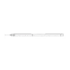Блок распределения питания Uniprom. управляемый. 0U. 240В. 1Ф. 16A. 36xC13 6xC19. 3м кабель. IEC309