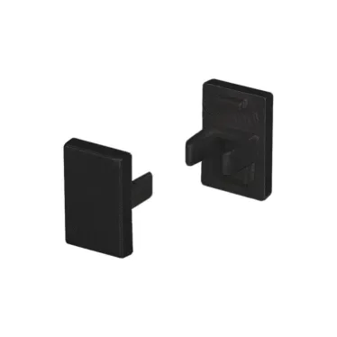 Заглушка SL-MINI-8-H12 BLACK глухая (пластик)