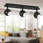 Светильник настенно-потолочный спот OL36-3 BK MR16 GU10 IP20 черный