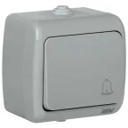 AQUATIC Выключатель кнопочный 10А IP54 ВС-20-1-3-A