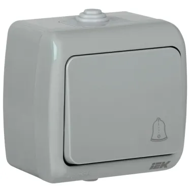 AQUATIC Выключатель кнопочный 10А IP54 ВС-20-1-3-A