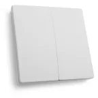 Выключатель дистанционного управления 230V 500W двухклавишный, белый, Feron