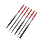 Набор надфилей 160х4 мм, 6 шт., обрезиненные рукоятки