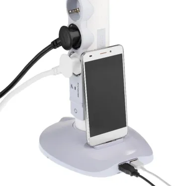 Стойка 2хUSB+microUSB+4х(2К+З)