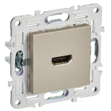 SKANDY Розетка HDMI SK-H01Sh шампань IEK