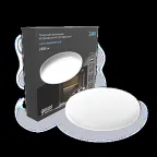 Светильник светодиодный ДВО 24 Вт 2400 лм 4000К AC 220В IP20 круг D170х27мм монт d155мм Пластик безрамочный Frameless Gauss