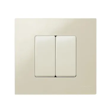 Выключатель проходной узкий, 10А 250В, S27, сл.кость