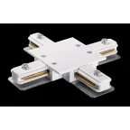 PTR/R CX-WH Коннектор белый X -обр. для встраиваемого шинопровода Jazzway