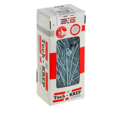 Шуруп универсальный 4х70 потайная головка, остроконечный, оцинкованный (150шт) - коробка