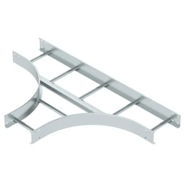 Т-образная секция лестничного лотка 110х300 мм R-500 мм. Тип: