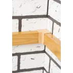 Угол внутренний (40х25) (4 шт) Plast под светлое дерево