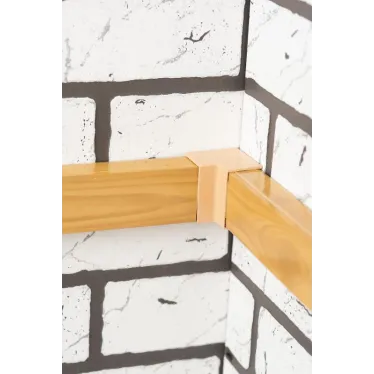 Угол внутренний (40х25) (4 шт) Plast под светлое дерево