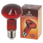 Инфракрасная лампа ИКЗК 230-60 R63 Е27 для обогрева животных 60 Вт Е27